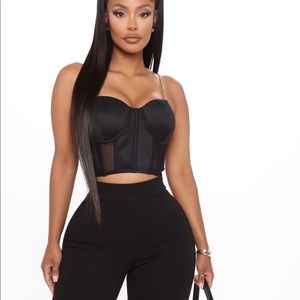 Corset crop top